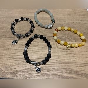 Gemstone bracelets